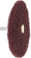 Merit Abrasives 4 Inch (in) Diameter Medium Mounted Scrubber Buffing Wheel (84525427)