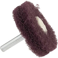 Merit Abrasives 2 Inch (in) Diameter Medium Mounted Scrubber Buffing Wheel (84525468)