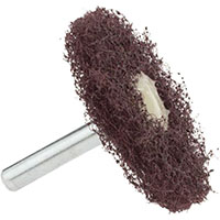 Merit Abrasives 2 Inch (in) Diameter Medium Mounted Scrubber Buffing Wheel (84525492)