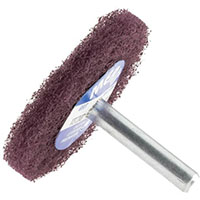 Merit Abrasives 2 Inch (in) Diameter Medium Mounted Scrubber Buffing Wheel (84525518)