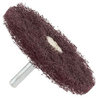Merit Abrasives 3 Inch (in) Diameter Medium Mounted Scrubber Buffing Wheel (84525526)