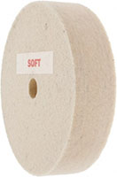 Value Collection 4 Inch (in) Diameter and 1 Inch (in) Thickness Medium Density Unmounted Buffing Polishing Wheel (91070185)