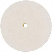 Value Collection 6 Inch (in) Diameter and 2 Inch (in) Thickness Hard Density Unmounted Buffing Polishing Wheel (91070391)