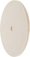 Value Collection 6 Inch (in) Diameter and 1/4 Inch (in) Thickness Medium Density Unmounted Buffing Polishing Wheel (91070524)