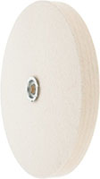 Value Collection 10 Inch (in) Diameter and 1 Inch (in) Thickness Medium Density Unmounted Buffing Polishing Wheel (91070664)