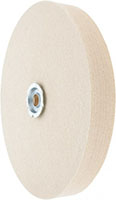 Value Collection 8 Inch (in) Diameter and 1 Inch (in) Thickness Medium Density Unmounted Buffing Polishing Wheel (91070698)
