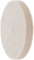 Value Collection 2 Inch (in) Diameter and 1/4 Inch (in) Thickness Soft Density Unmounted Buffing Polishing Wheel (91070789)