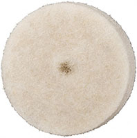 Value Collection 1/2 Inch (in) Diameter and 1/8 Inch (in) Thickness Soft Density Unmounted Buffing Polishing Wheel (91070813)