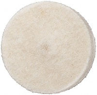 Value Collection 1/2 Inch (in) Diameter and 1/8 Inch (in) Thickness Medium Density Unmounted Buffing Polishing Wheel (91070912)