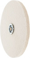 Value Collection 8 Inch (in) Diameter and 1/2 Inch (in) Thickness Soft Density Unmounted Buffing Wheel (91071100)
