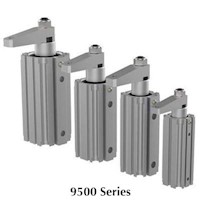 Destaco Pneumatic and 5.22 Inch (in) Height Right Hand Swing Power Clamp - 2