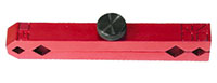 Accurate Red Anodized Aluminum Pin Gage Handle
