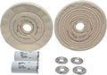 Dico 6 Inch (in) Diameter Cushion Spiral Sewn Buffing Wheel (00534362)