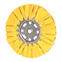 Divine Brothers Co. 8 Inch (in) Diameter and 1/2 Inch (in) Thickness Ventilated Bias Cut Unmounted Buffing Wheel (00536359)