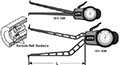 DyerGage 100 to 150 Millimeter (mm) Full Range "Long Reach" Inside O-Ring Groove Gage (101-212)