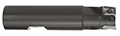 Iscar, 3/4 Inch (in) Shank Diameter, 1.000 Inch (in) Cutting Diameter, 4 Inserts, 3.38 Inch (in) Overall Length (OAL), Helimill Indexable End Mill (19-241-034)