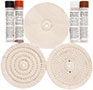Value Collection 6 Inch (in) Diameter Loose Cushion Sewn Buffing Wheel (66998329)