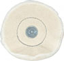 4 Inch (in) Diameter and 1/2 Inch (in) Thickness Loose Sewn Mounted Buffing Wheel (77750305)