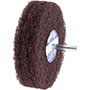 Merit Abrasives 4 Inch (in) Diameter Medium Mounted Scrubber Buffing Wheel (84525393)