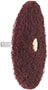 Merit Abrasives 4 Inch (in) Diameter Medium Mounted Scrubber Buffing Wheel (84525427)