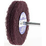 Merit Abrasives 3 Inch (in) Diameter Medium Mounted Scrubber Buffing Wheel (84525476)
