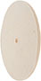Value Collection 8 Inch (in) Diameter and 1/4 Inch (in) Thickness Hard Density Unmounted Buffing Polishing Wheel (91070367)