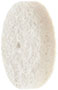 Value Collection 1 Inch (in) Diameter and 1/4 Inch (in) Thickness Hard Density Unmounted Buffing Polishing Wheel (91070656)