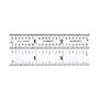 Starrett EDP 56466 - C604R-3, 3 Inch (in) Size Graduations Steel Ruler