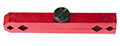 Accurate Red Anodized Aluminum Pin Gage Handle